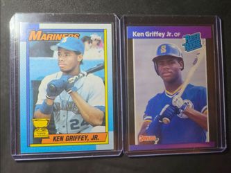 Ken griffey jr bloody scar card & rookie along with others