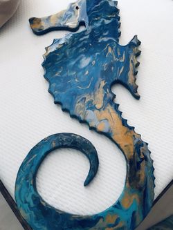 Sea horse. Hand made