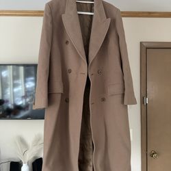 STAFFORD Wool Vintage Trench Coat Made In Hungary