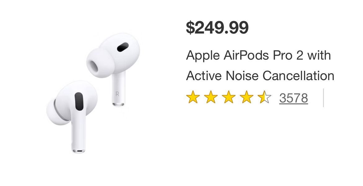 Apple Airpods Pro 2 Active Noise Cancellation