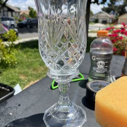 Set Of 4 Crystal Candle Holders