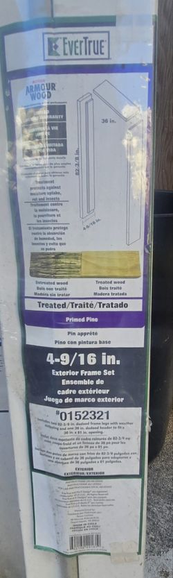 Two - The Armour Wood Primed Pine Exterior Frame Set