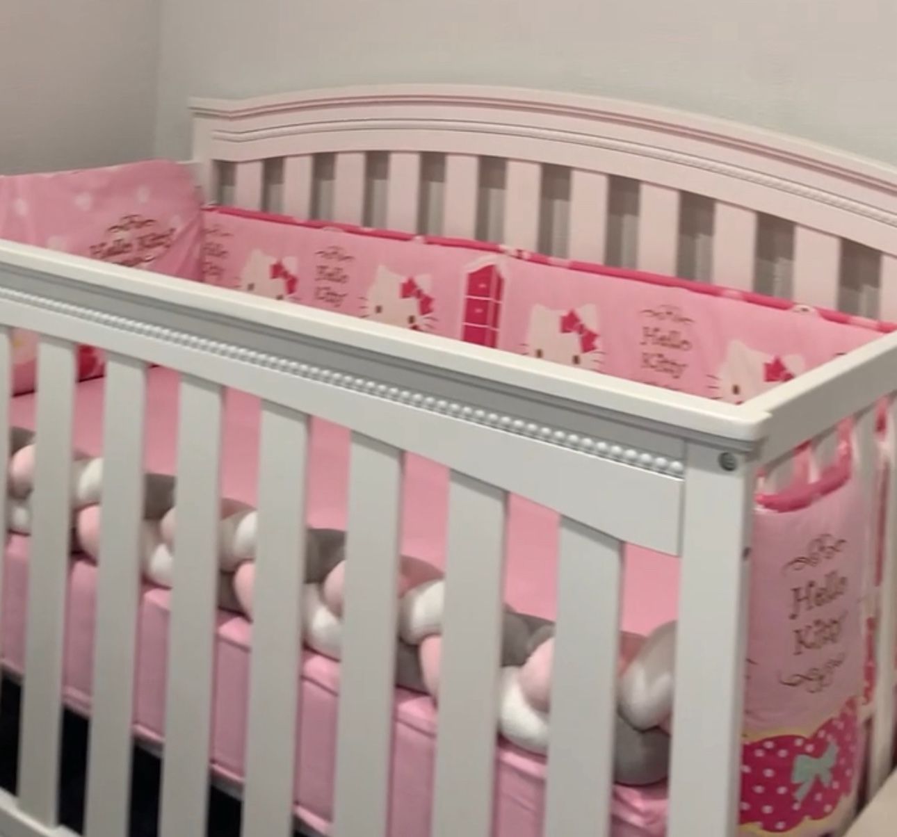 Hello kitty Crib Rail Guard