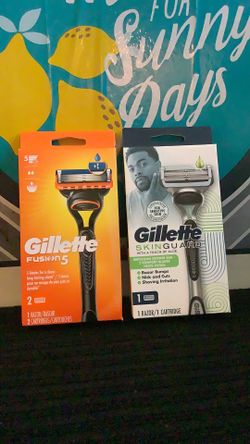 1-2 Gilelte fusion5.   1-Gillette skin guard all for $15
