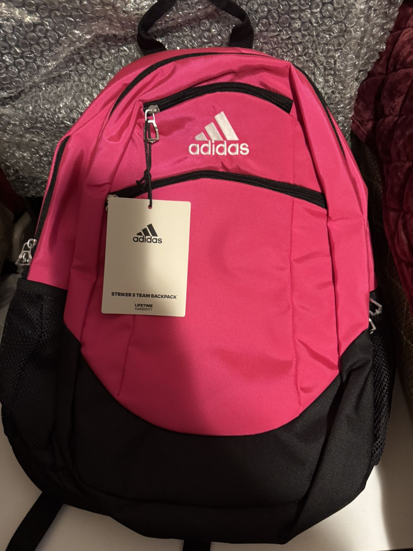 Adidas Hot Pink Backpack New