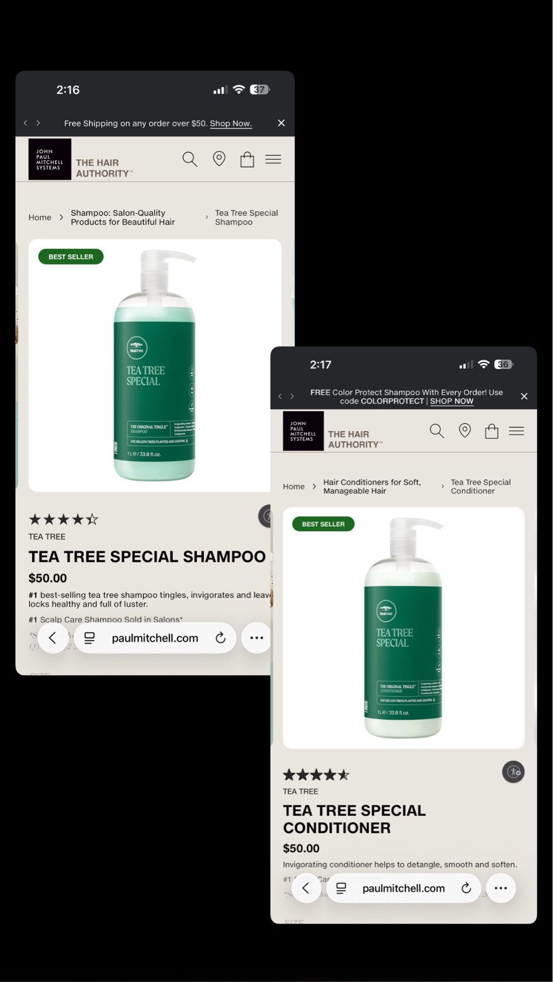 TEA TREE SPECIAL SHAMPOO/CONDITIONER
