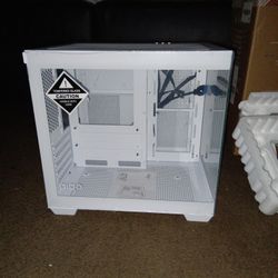 White Gaming PC Case