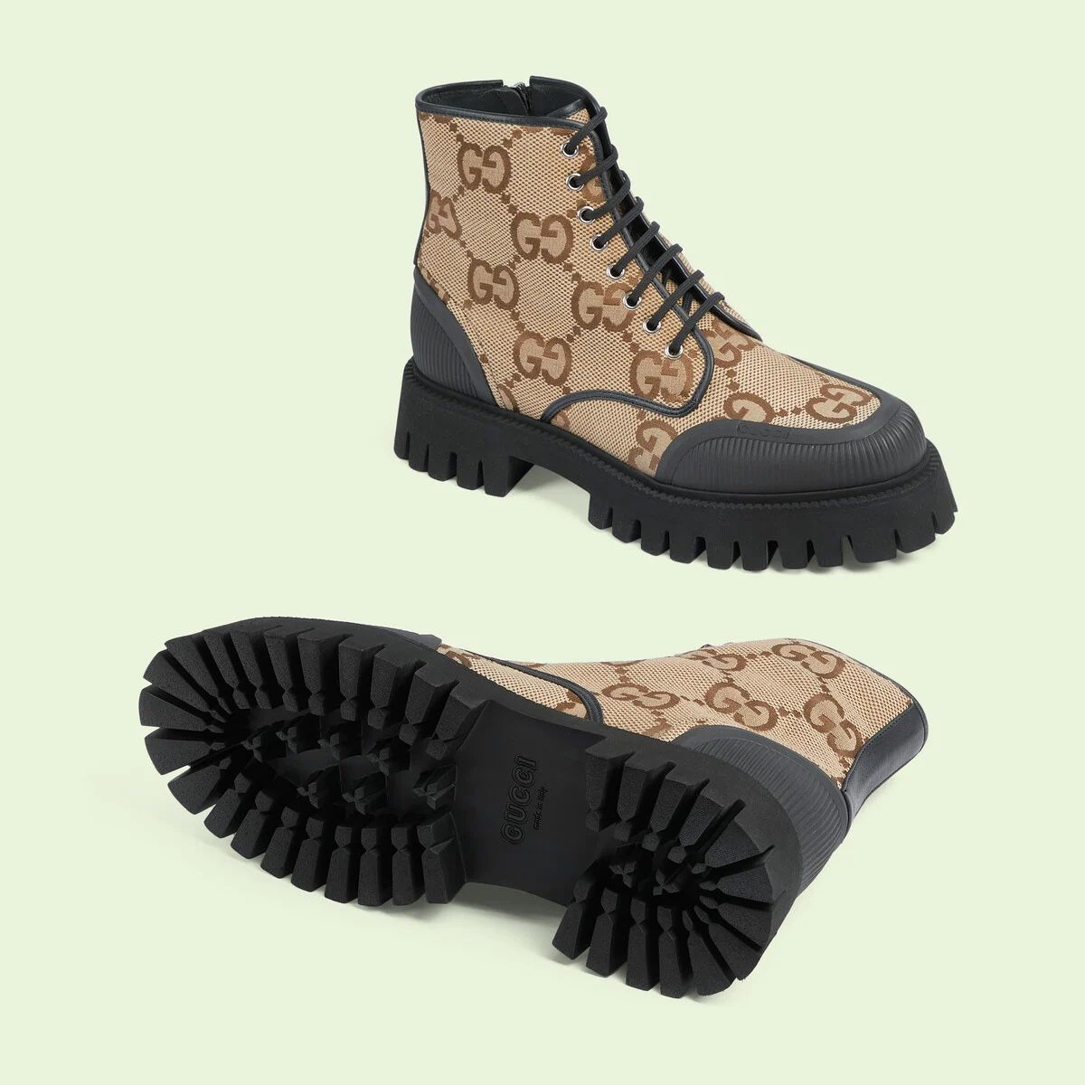 Men’s Brand New In  Box Gucci Maxi GG Boots Size 8 US 