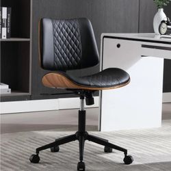 Home Office Chair No Arms with Wheels