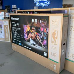 65” Hisense ULED MINI-LED U8N 4K UHD Smart Tv 