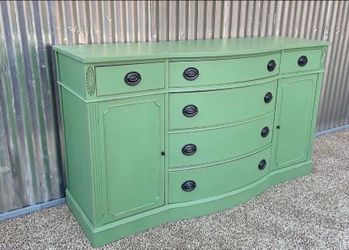 Lovely Refinished, ExtraTall,  Buffet, Credenza, Or Tv Stand By Drexel Furniture