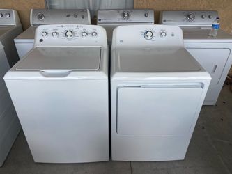 Gas dryer GE and washer GE 60 days of warranty free delivery and installation