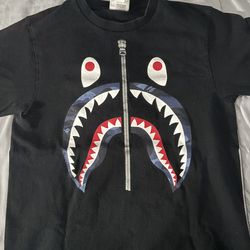 BAPE ABC Camo Shark Tee Size SMALL