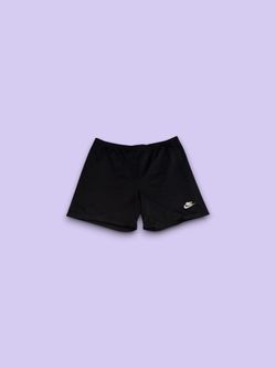 Vintage Nike sportswear embroidered club logo mesh shorts black mens large
