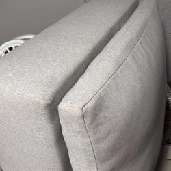 West Elm Sectional + Ottoman 