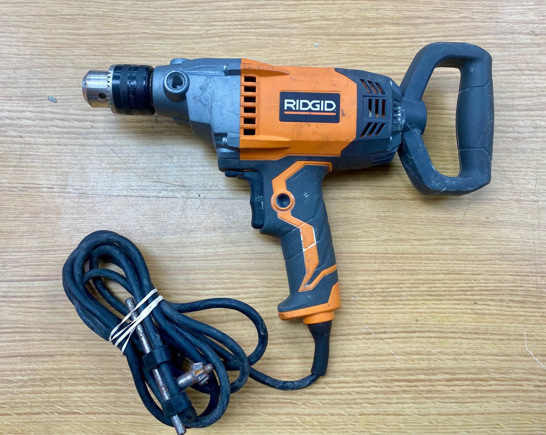 RIDGID R7122 1/2" Spade Handle Drill – 9.0 Amp – Used Condition