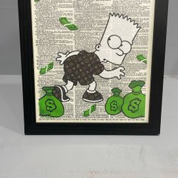 Simpsons Money Frame