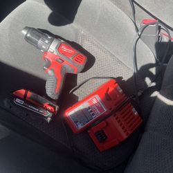 Milwaukee Drill,battery, Charger