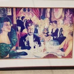 Billie Coyne fancy dining? Limited edition COA print number 1 out of 25 1995