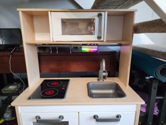 Ikea play kitchen wood