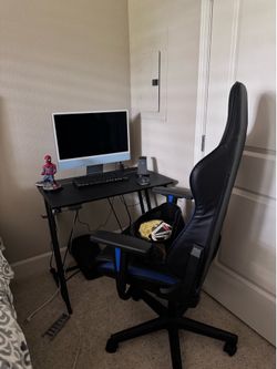 Gaming desk and chair