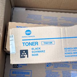 Konica Minolta TN619K Black Toner A3VX130 OEM New Sealed
