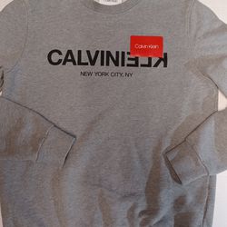 Women's Size Small Calvin Klein New York City Long-sleeve Sweatshirt