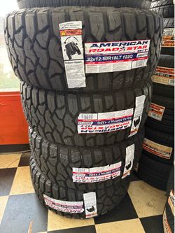 Vendo 33/12.50/R18 las 4 llantas nuevas American Rt por $700