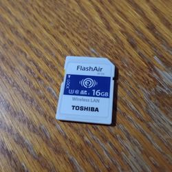 Toshiba Wireless LAN 16GB SD Card