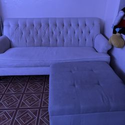 Big Sofa And Ottoman For Sale. 