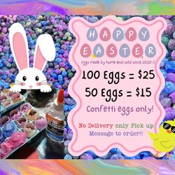 Easter Eggs/Huevos De Confeti!!!