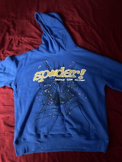 SP5DER Men’s Blue Hoodie