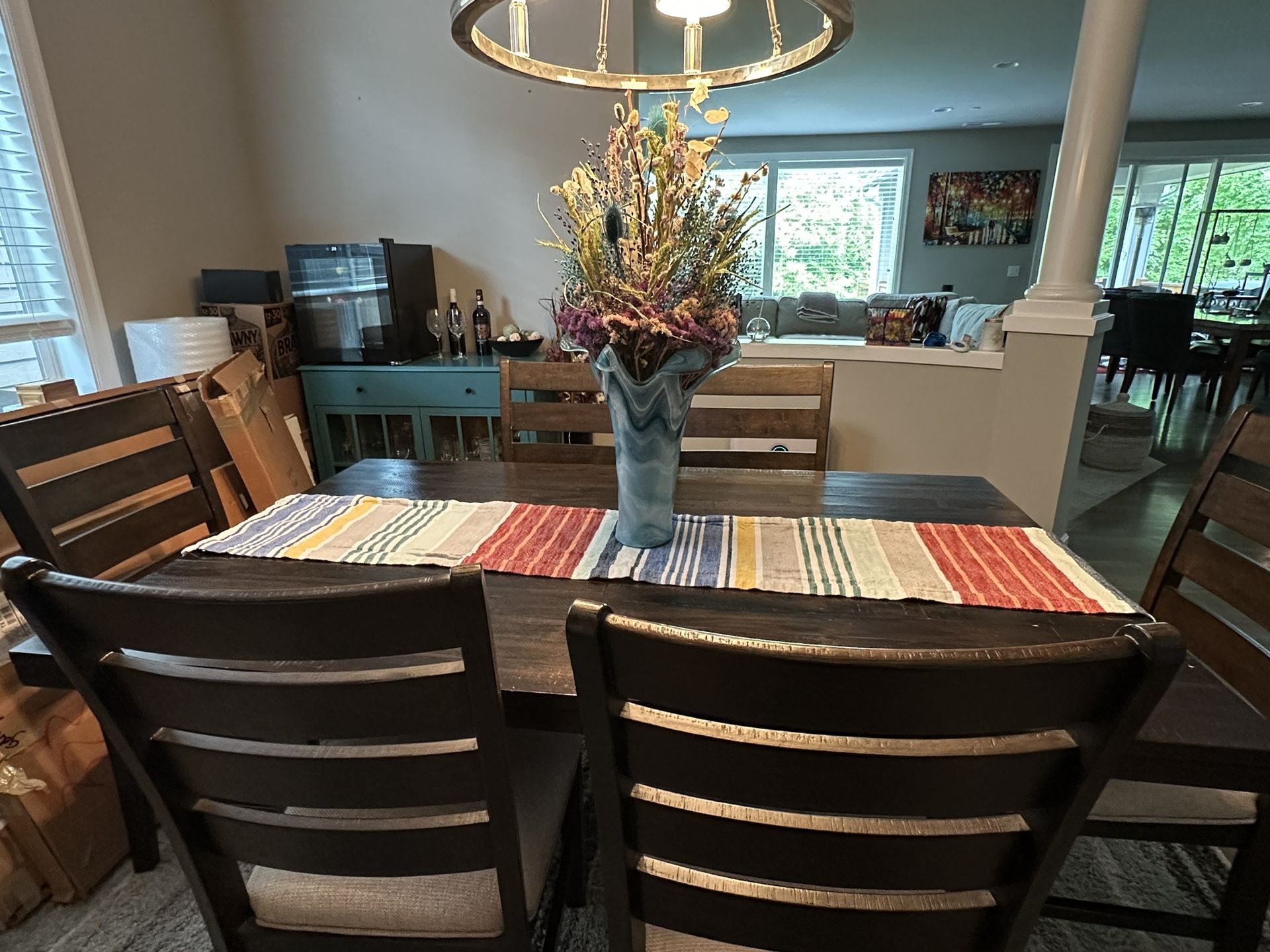 Dining Table And Six Chairs 