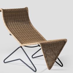 MCM Rattan Lounge Chair, Clara Porset 