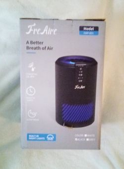 FreAire White Air Purifier with RGB Lights