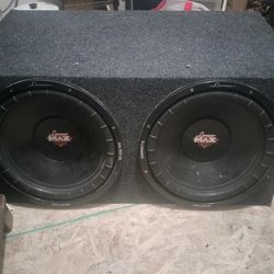 Two Lanzar 15" Subs In Sealed Box. (2000) Watts ea.