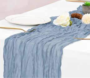 Table runner cheesecloth