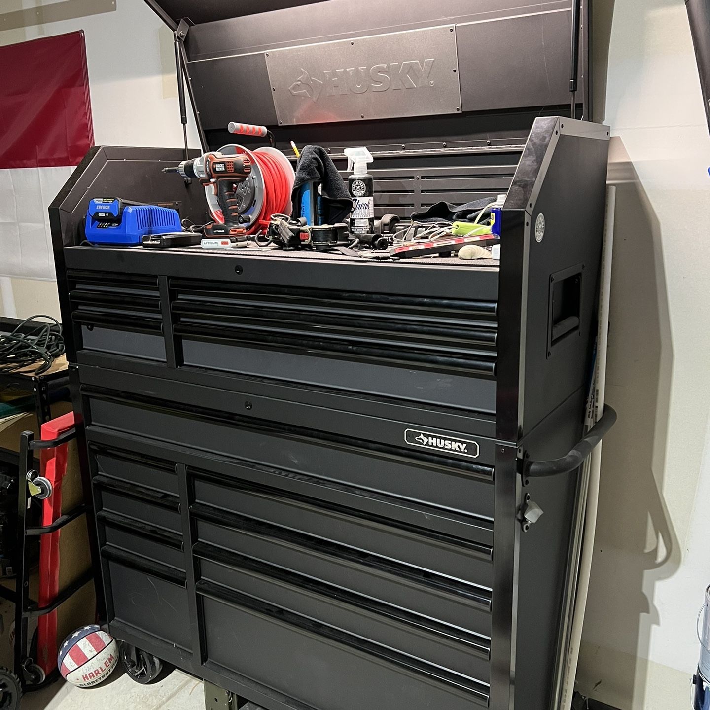 Husky tool chest led light outlet