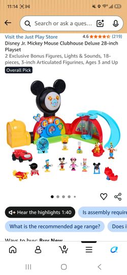 Disney Jr. Mickey Mouse Clubhouse Deluxe Playset