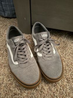Grey old school vans men’s size 10