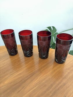 Vintage Red Glasses
