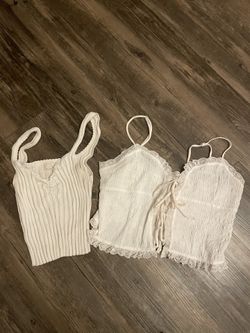 White Crop Tops