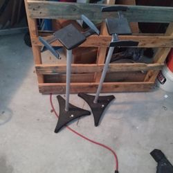 2 Omni Mount Heavy High Quality Speaker Stands