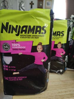 Ninjamas 100 proof leak proof childrens disposalable underware