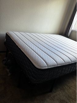 Full-size mattress and frame