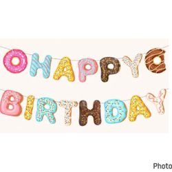 Doughnut 6th Birthday Party Bundle