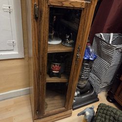 Oak Curio Cabinet