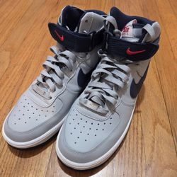 Nike Air Force 1 High New England Women's Shoes Wolf Grey-Navy DZ7338-001