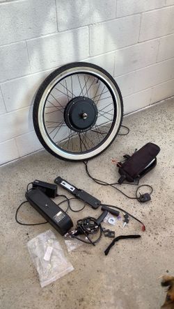 Electric Bike, Conversation Kit, 26” Front Wheel, Was on a Schwinn Beach Cruiser, Was Working When Removed 1yr Ago, Priced 2 Sell! Firm!!
