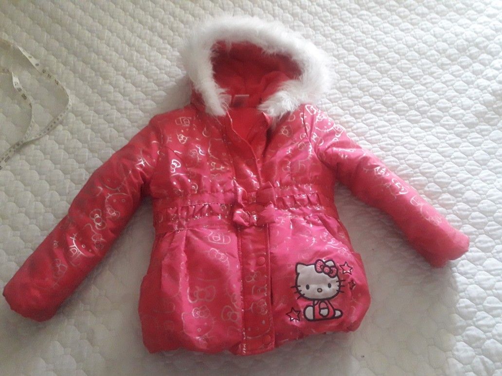 Hello Kitty 5/6 Puffer Metallic /Pink